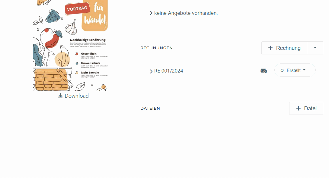 Rechnungsstatus für besseren Überblick - v3.2.8